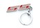 Aimoll 1pc Chrome Finish Super Sport SS Key Chain Fob Ring Keychain for Chevrolet Chevy (Chrome Red)