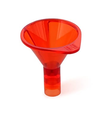 Hornady Basic Powder Funnel, 586051 - Anti-Static Funnel Fits All Calibers Between .22 -.45 - Avoid Messy Powder Spills Featuring a Tapered Mouth, Squared Rim Design, and Double-Stepped Abutment Neck