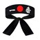 SUNRISE Japanese Sushi Chef Hachimaki Karate Headband - Black Number One
