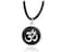 FPHNUY AUM OM Pendant Charm Necklace India Hinduism Jewelry Amulet Lucky Gift Necklace for Women/Girls