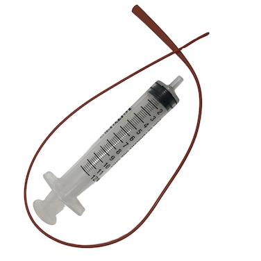 LBH Market Tube Feeding Kit for Puppies Kittens Includes Kendall Puppy Feeding Tube 5 French and 12 Ml Syringe for Fading Puppy Support Whelping Kit or Baby Kitten Supplies (5 FR)