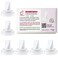 Nenesupply 6 pc Duckbill Valves Compatible with Medela and Spectra Pump Parts Use on Spectra S2 Spectra S1 and Pump in Style Harmony Symphony Replace Spectra Duckbill Valves and Medela Valve