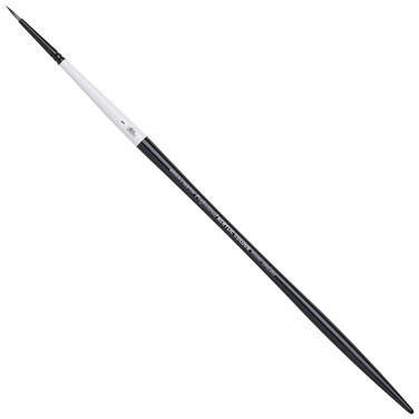 Winsor &amp; Newton Artists' Acrylic Brush, Size 1, Round,Black