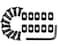 GOTICAL M-Lok Replacement Screws mlok Rail T Nut Replacement 8 Screws Set of Screws