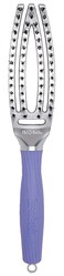 Olivia Garden FingerBrush Scalp-Hugging &amp; Vented Combo Paddle Hair Brush (Ionic &amp; 100% Boar Bristles) FBCO-PT (Petite)