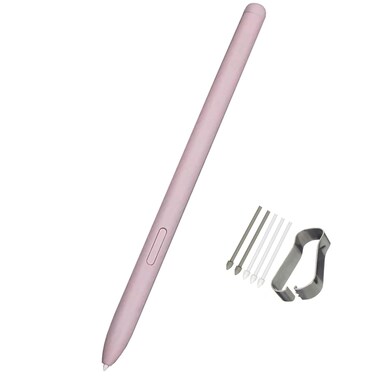 HQB-STAR S6 Lite EJ-PP610 S Pen Stylus for Samsung Galaxy Tab S6 Lite EJ-PP610 P610 P615 Stylus Touch S Pen Replacement +Tips/Nibs (Pink)