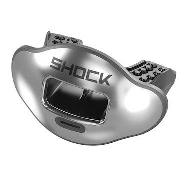 Shock Doctor Lip Guard, Adult and Youth Mouth Guard Football with Strap, Breathable Wide Opening Football Mouthpiece for Youth and Adults OSFA, Shock Doctor Mouth Guards, Max Airflow