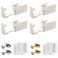 4 PCS Self Ear Piercing Gun Kit, Disposable Ear Piercing Gun Tool Set with Stud Earrings and Clean for Salon Home Use (3MM)