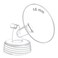 Maymom Pump Part Compatible with Spectra S1,S2 Spectra 9 Plus Breastpump; Incl Wide Mouth Flange (One flange-16mm Flange) Not Original Spectra Flange; Not Spectra Baby USA Parts