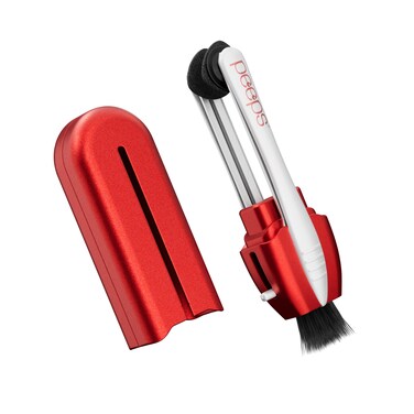 Carbon Klean Peeps Eyeglass Lens Cleaner - Efficient and Durable Carbon Microfiber Technology - Exclusively Used by NASA - 500 Uses (Red Soft Touch)