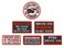 Antrix 6 Pieces Service Dog Please Don't PET ME I'm Working Service Dog Working in Training Do Not Touch Full Embroidered Badge Emblem Patch for Service Dogs Harness Vest Clothes