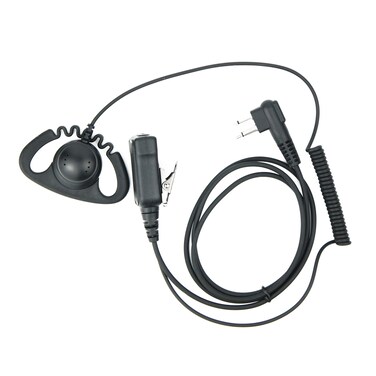 WODASEN D-Shaped Earpiece CP200 CP200D Headset with Mic for Motorola RDM2070D RDV2080D RDU2020 BPR40 BPR40D PR400 VL50 GP300 RDU4100 CP100D CP185 CLS1410 CLS1110 CLS1413