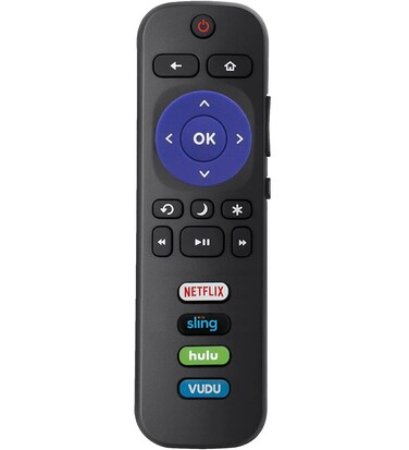 Amtone RC280 Replacement Remote Applicable for All TCL Roku Smart LED TVs with Netflix Sling Hulu Vudu Keys 55UP120 32S4610R 50FS3750 32FS3700 32FS4610R 32S800 32S850 32S3850 48FS3700 55FS3700