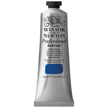 Winsor &amp; Newton Professional Acrylic Paint, 60ml (2-oz) Tube, Cobalt Blue