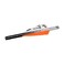 New Archery Products NAP Quickfletch Hellfire STD 3" Vane Arrow Fletching System White and Orange 6PK