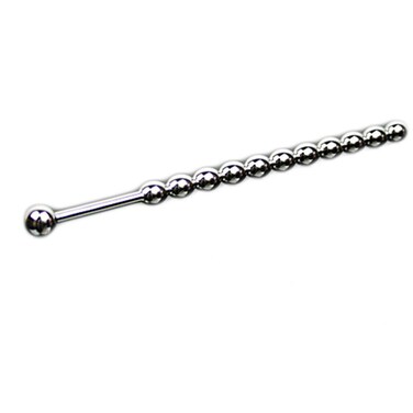 DiscountOne Stainless 8mm Beaded Urethral Sounds Plug Stretcher, NOT for Beginner