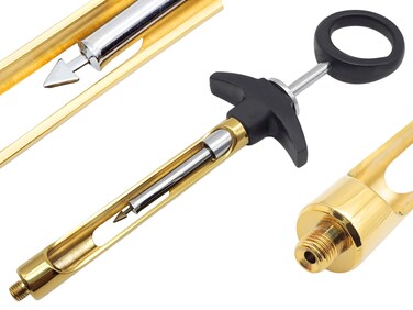 Dental Syringe Aspirating 1.8ml (1 pcs) Black &amp; Golden anesthetic syringe dental Instrument by Wise Linkers