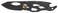 Smith &amp; Wesson Multi-Tool 5.5in Stainless Steel Folding Knife with 2in Drop Point Blade and S.S. Handle for Outdoor, Tactical, Survival and EDC