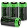 Enegitech CR123A 3V Lithium Battery, 123 3 Volt Lithium Battery, for Home Security Sensor Motion Sensor Door Lock High Intensity Flashlights Long-Lasting Non-Rechargeable (CR123A 4 Pack)