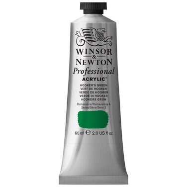 Winsor &amp; Newton Professional Acrylic Paint, 60ml (2-oz) Tube, Hooker's Green