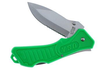 Frost Cutlery Buck Shot Lockback Green