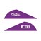 Bohning Blazer Archery Vane (100-Pack), Purple, 2 inch