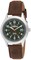 Timex Men&#39;s T40051 Expedition Metal Field Brown/Olive Leather Strap Watch