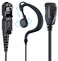 Commountain XPR 3500e XPR 3300e Earpiece with Mic Compatible for Motorola Radios XPR3300e XPR3500e XPR3300 XPR3500, G Shape Headset with PTT Microphone, Fit Left or Right Ear