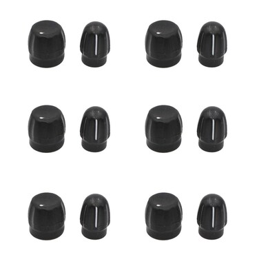 Walkie Talkie Volume Knob 6Set Compatible for Motorola CP200 CP200D HT750 HT1250 PR860 PR400 EP450 PTX600 EX500 EX600 Two Way Radio