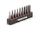 TEKTON 1/4 Inch Hex Bit Set with Rail, 9-Piece (5/64-1/4 in.)   DZX93001