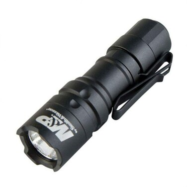 Smith &amp; Wesson M&amp;P Delta Force CS 1xCR123 215 Lumen Flashlight with 4 Modes, Waterproof Construction and Memory Retention for Survival, Hunting and Outdoor, Black