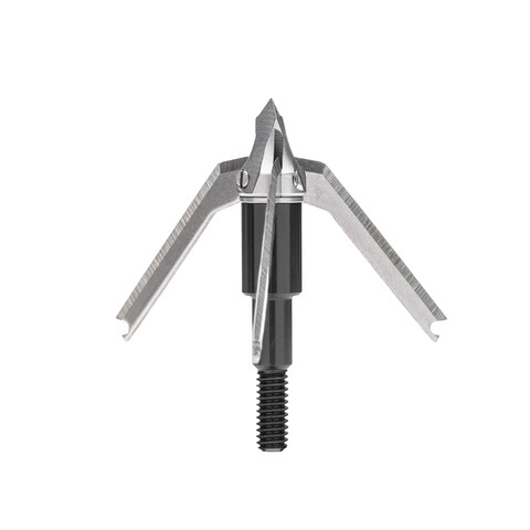 Rocket Meet Seeker Crossbow 2&quot; Cutting Dia, 100 Grain Weight, Sharp and Strong .035 Blades, Black