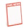 Knock Knock Fake News Great Big Sticky Notes, Funny Sticky Note Pad, 4 x 6-inches