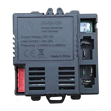 jiaruixin B Socket JR-RX-12V Receiver Match 2.4G Bluetooth Remote Control Accessories , Control Box Motherboard Kids Ride On Car Replacement Parts