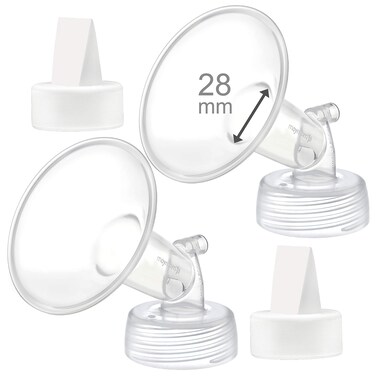 Maymom 28mm Flange Duckbill Valve Compatible with Spectra S1 Spectra S2 Breastpump Not Original Spectra S2 Accessories Not Original Spectra Pump Parts Replace Spectra Duckbill