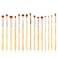 Jessup Eye Makeup Brushes Set, Premium Synthetic Eyeshadow Blending Concealer Eyebrow Eyeliner Brush, 15pcs Labeled Bamboo Make Up Brushes T137