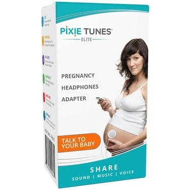 Pixie Tunes Elite Baby Bump Headphone &amp; Pregnancy Speaker Adapter