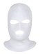SATINIOR 3 Holes Ski Mask Full Face Cover Outdoor Balaclava Winter Knitted Neck Gaiter for Halloween Sports Cycling(Medium,Pure White)