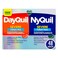 VICKS DayQuil &amp; NyQuil SEVERE Co-Pack, Cold &amp; Flu Medicine, Powerful Relief for Headache, Fever, Sore Throat, Minor Aches &amp; Pains, Congestion, Sinus Pressure, Stuffy Nose, and Cough, 48 LiquiCaps