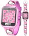 Accutime Hello Kitty Pink Educational Learning Touchscreen Kids Smart Watch - Toy for Girls, Boys, Toddlers - Selfie Cam, Learning Games, Alarm, Calculator (Model: HK4185)