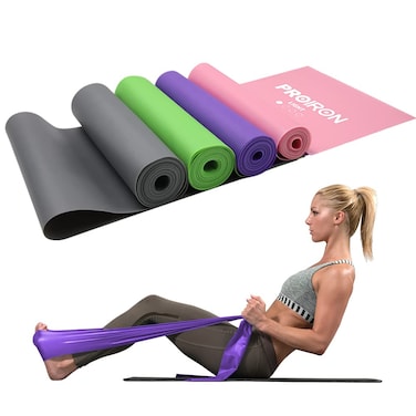 PROIRON Resistance Bands, Latex-Free Elastic Exercise Bands, Professional Long Stretch Bands with Different Strengths for Yoga, Pilates, Stretching, Physical Therapy, Workout