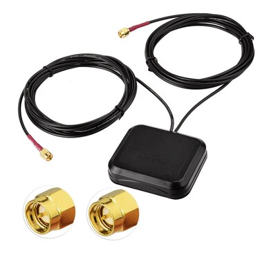 Superbat 4G LTE Antenna Dual Band MIMO Magnetic Mount Omni-Directional Dual SMA Male Antenna for Verizon AT&amp;T T-Mobile Sprint 4G LTE Router Gateway Modem Wireless Router