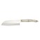 CUTCO Model 2166 White (Pearl) Petite Santoku Knife in factory-sealed plastic bag. 5.6" High Carbon Stainless Straight Edge blade and 5.1" handle