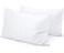 Travel Pillow Case 14x20 Size Egyptian Cotton Set of 2 Zipper Travel Pillowcase 600 Thread Count 100% Soft Egyptian Cotton 2 Pack, Toddler Pillowcase White Solid - Zipper Closer