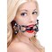 Master Series Jennings Hinge and Ratchet Wide Mouth Gag with Adjustable Strap