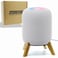Real Wood Stand for Homepod 2nd gen 2023, Tripod Accessories Protect Speaker Sound Better, Secure Stable Wooden Mount Holder for Home pod 2nd gen (Walnut)