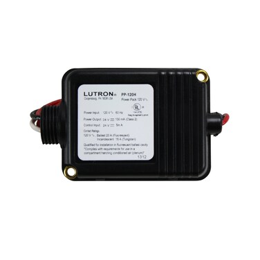 Lutron PP-120H Power Pack 120VAC 24VDC Active High Power Pack for Occupancy Sensors