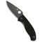 Spyderco Tenacious Folding Utility Pocket Knife with 3.39&quot; Black Stainless Steel Blade and Durable G-10 Handle - Everyday Carry - PlainEdge - C122GBBKP