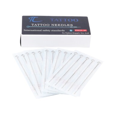50 Tattoo Needles 5rs Tc Tattoo 5 Round Shader for Tattoo Machine Tattoo Kit
