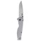 SOG Flash FL Folding Knife   Reversible Daily-Carry Pocket Clip and Frame Lock, Quick Opening, Stainless Steel Handle